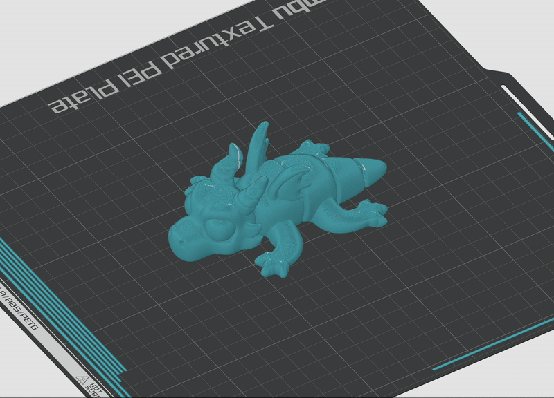 How slicing an STL file looks like for 3d printing